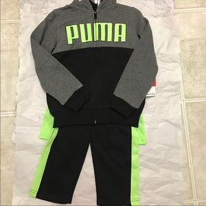 NWT PUMA BOYS 2T 3 Pieces Set